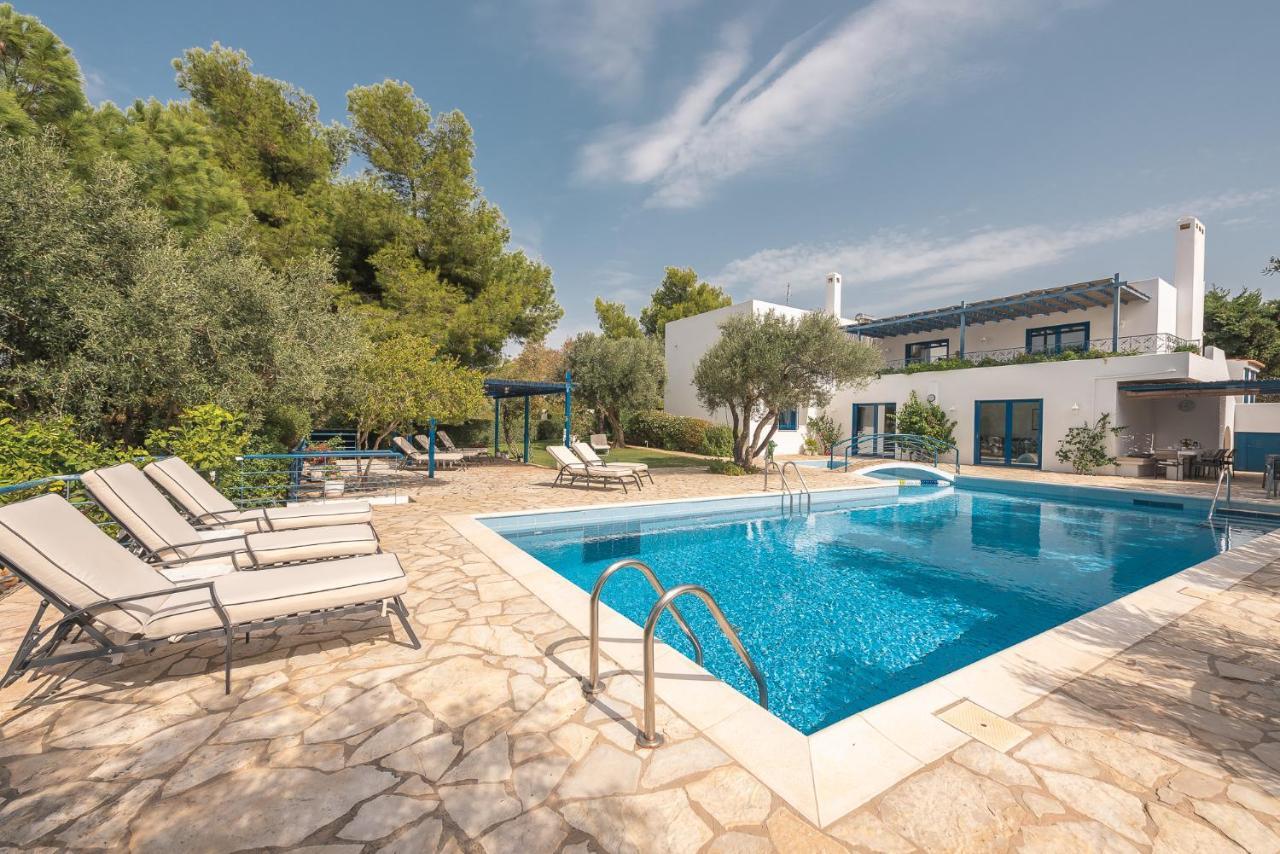 Summer Villa Pasiphae Private Pool - Bbq -Beach 2Min Sounion Exteriér fotografie