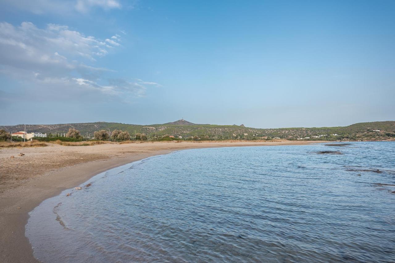 Summer Villa Pasiphae Private Pool - Bbq -Beach 2Min Sounion Exteriér fotografie
