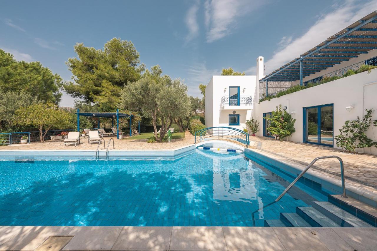 Summer Villa Pasiphae Private Pool - Bbq -Beach 2Min Sounion Exteriér fotografie