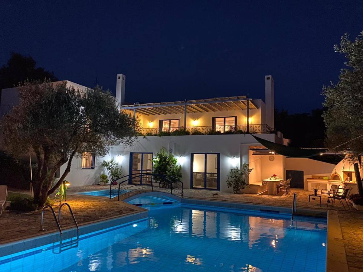 Summer Villa Pasiphae Private Pool - Bbq -Beach 2Min Sounion Exteriér fotografie